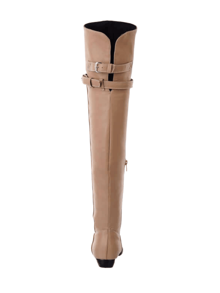 Women's Flat Heel Over The Knee Boots -, Boots , Drestiny , 10, 10.5, 11, 11.5, 4.5, 5, 5.5, 6, 6.5, 7, 7.5, 8, 8.5, 9, 9.5, Australia, Black, Boots, Canada, Dark Brown, Flats, Khaki, Knee Highs, New Zealand, Thigh Highs, United Kingdom, United States , Drestiny , www.shopdrestiny.com