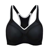 Thumbnail for Women's Full Support High Impact Racer Back Lightly Lined Underwire Sports Bra - B-G Cup! -, Sports Bra , Drestiny , 32, 34, 36, 38, 40, 42, Australia, Black, Canada, Grey, New Zealand, Pink, Sports Bras, United Kingdom, United States, White , Drestiny , www.shopdrestiny.com