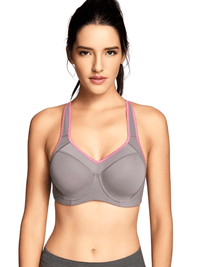 Thumbnail for Women's Full Support High Impact Racer Back Lightly Lined Underwire Sports Bra - B-G Cup! -, Sports Bra , Drestiny , 32, 34, 36, 38, 40, 42, Australia, Black, Canada, Grey, New Zealand, Pink, Sports Bras, United Kingdom, United States, White , Drestiny , www.shopdrestiny.com