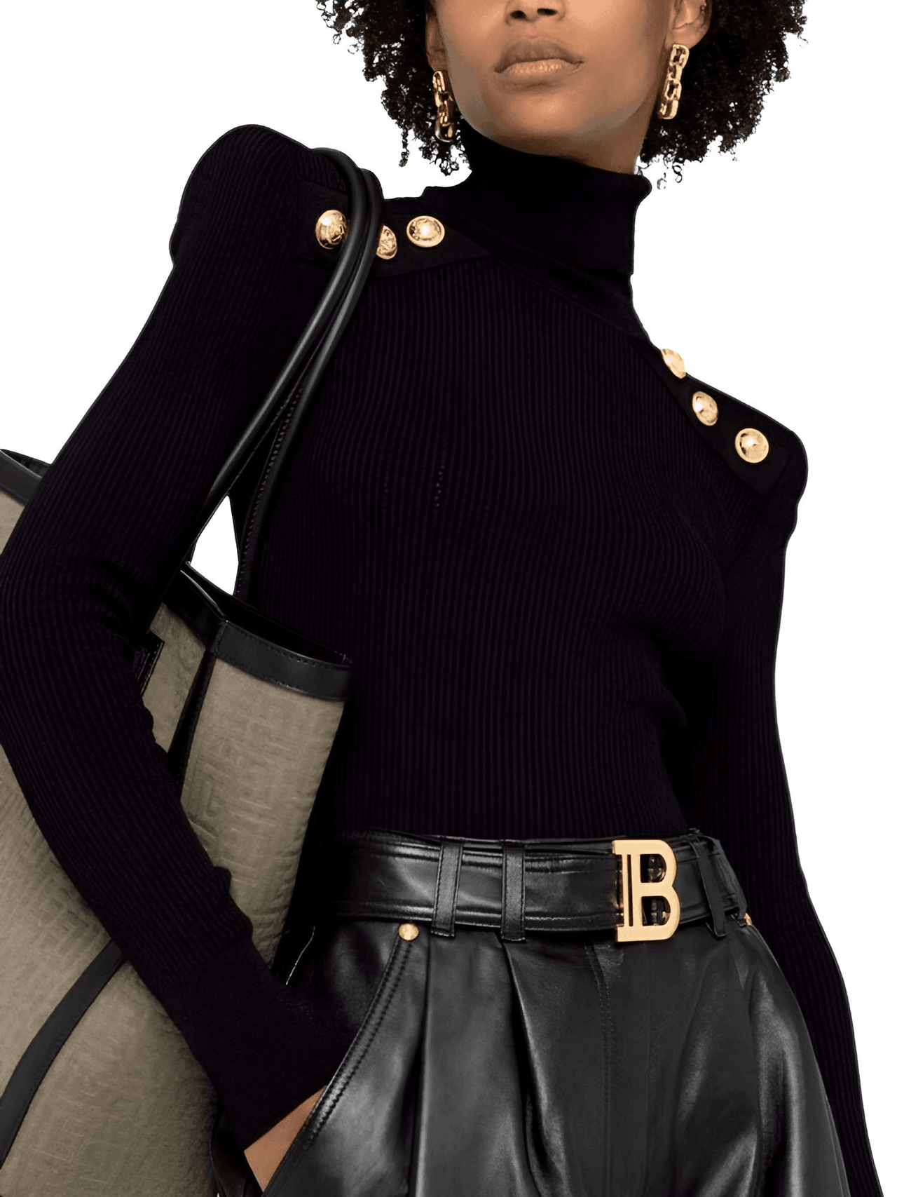 Women's High-End Turtleneck With Gold Buttons - In 8 Colors! -, Turtleneck Sweater , Drestiny , Australia, Black, Blue, Brown, Canada, Casual Shirts, Dark Olive Green, Deep Pink, Dress Shirts, FR, L, M, New Zealand, Pink, Pullovers, Red, S, Turtlenecks, United Kingdom, United States, White, XL , Drestiny , www.shopdrestiny.com