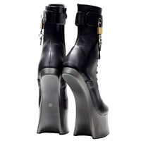 Thumbnail for Women's High Hoof Heel Platform Boots -, Boots , Drestiny , 10, 11, 12, 13, 14, 15, 5, 6, 7, 8, 9, Ankle Boots, Australia, Black, Boots, FR, Gold, New Zealand, Silver, United Kingdom, United States , Drestiny , www.shopdrestiny.com