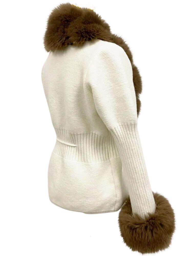 Women's Luxury Knitted Sweater Coat With Detachable Fur in 14 Colors! -, Sweater Coat , Drestiny , Australia, Beige, Black, Blue Grey, Brown, Camel, Coats, Dark Khaki, Khaki, L, Light Brown, M, New Zealand, Pink, S, United Kingdom, United States, White, XL, XXL, XXXL , Drestiny , www.shopdrestiny.com