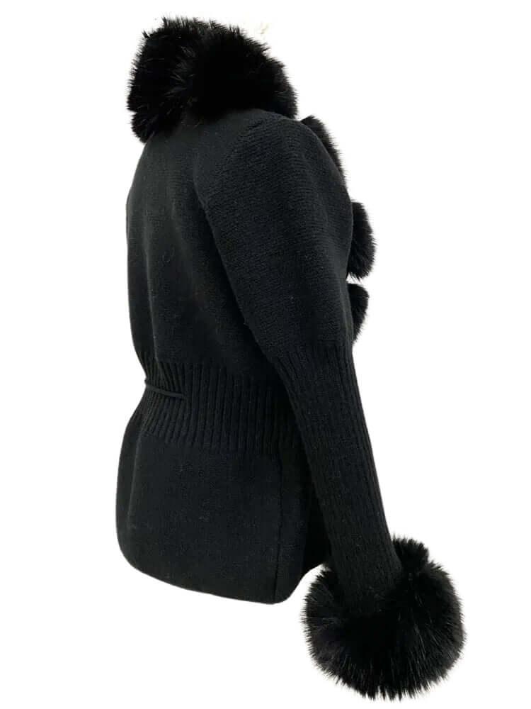 Women's Luxury Knitted Sweater Coat With Detachable Fur in 14 Colors! -, Sweater Coat , Drestiny , Australia, Beige, Black, Blue Grey, Brown, Camel, Coats, Dark Khaki, Khaki, L, Light Brown, M, New Zealand, Pink, S, United Kingdom, United States, White, XL, XXL, XXXL , Drestiny , www.shopdrestiny.com