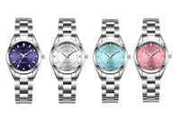 Thumbnail for Women's Luxury Rhinestone Stainless Steel Watch -, Watches , Drestiny , Australia, Blue, Canada, Gender_Women, Grey, Light Blue, New Zealand, Pink, Purple, Silver, United Kingdom, United States, Watches , Drestiny , www.shopdrestiny.com