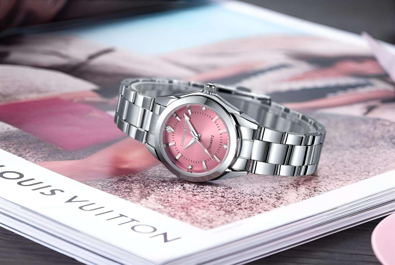 Women's Luxury Rhinestone Stainless Steel Watch -, Watches , Drestiny , Australia, Blue, Canada, Gender_Women, Grey, Light Blue, New Zealand, Pink, Purple, Silver, United Kingdom, United States, Watches , Drestiny , www.shopdrestiny.com