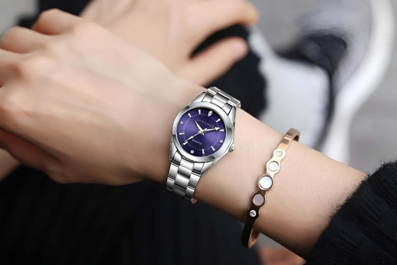 Women's Luxury Rhinestone Stainless Steel Watch -, Watches , Drestiny , Australia, Blue, Canada, Gender_Women, Grey, Light Blue, New Zealand, Pink, Purple, Silver, United Kingdom, United States, Watches , Drestiny , www.shopdrestiny.com