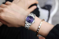 Thumbnail for Women's Luxury Rhinestone Stainless Steel Watch -, Watches , Drestiny , Australia, Blue, Canada, Gender_Women, Grey, Light Blue, New Zealand, Pink, Purple, Silver, United Kingdom, United States, Watches , Drestiny , www.shopdrestiny.com