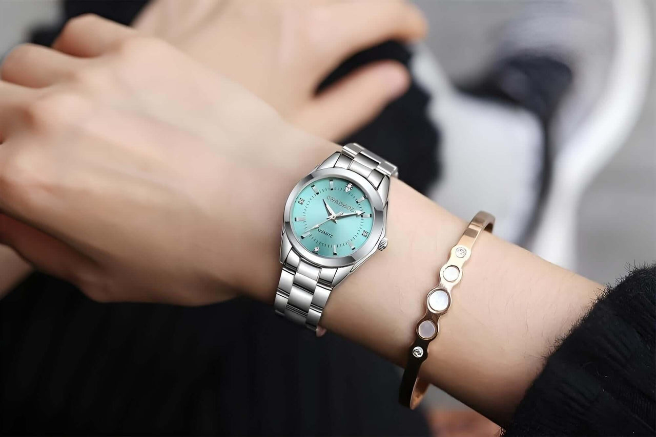 Women's Luxury Rhinestone Stainless Steel Watch -, Watches , Drestiny , Australia, Blue, Canada, Gender_Women, Grey, Light Blue, New Zealand, Pink, Purple, Silver, United Kingdom, United States, Watches , Drestiny , www.shopdrestiny.com