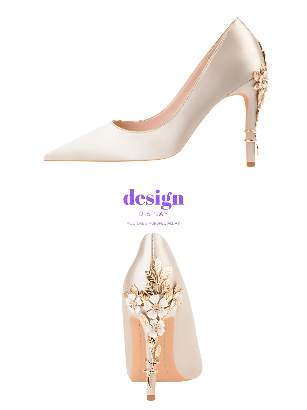 Women's Metal Carved High Heel Silk Wedding Shoes -, High Heels , Drestiny , 10, 11, 4.5, 5, 6, 7, 8, 9, Australia, Black, Blue, Canada, Gold, Heels, High Heels, New Zealand, Red, United Kingdom, United States, White , Drestiny , www.shopdrestiny.com