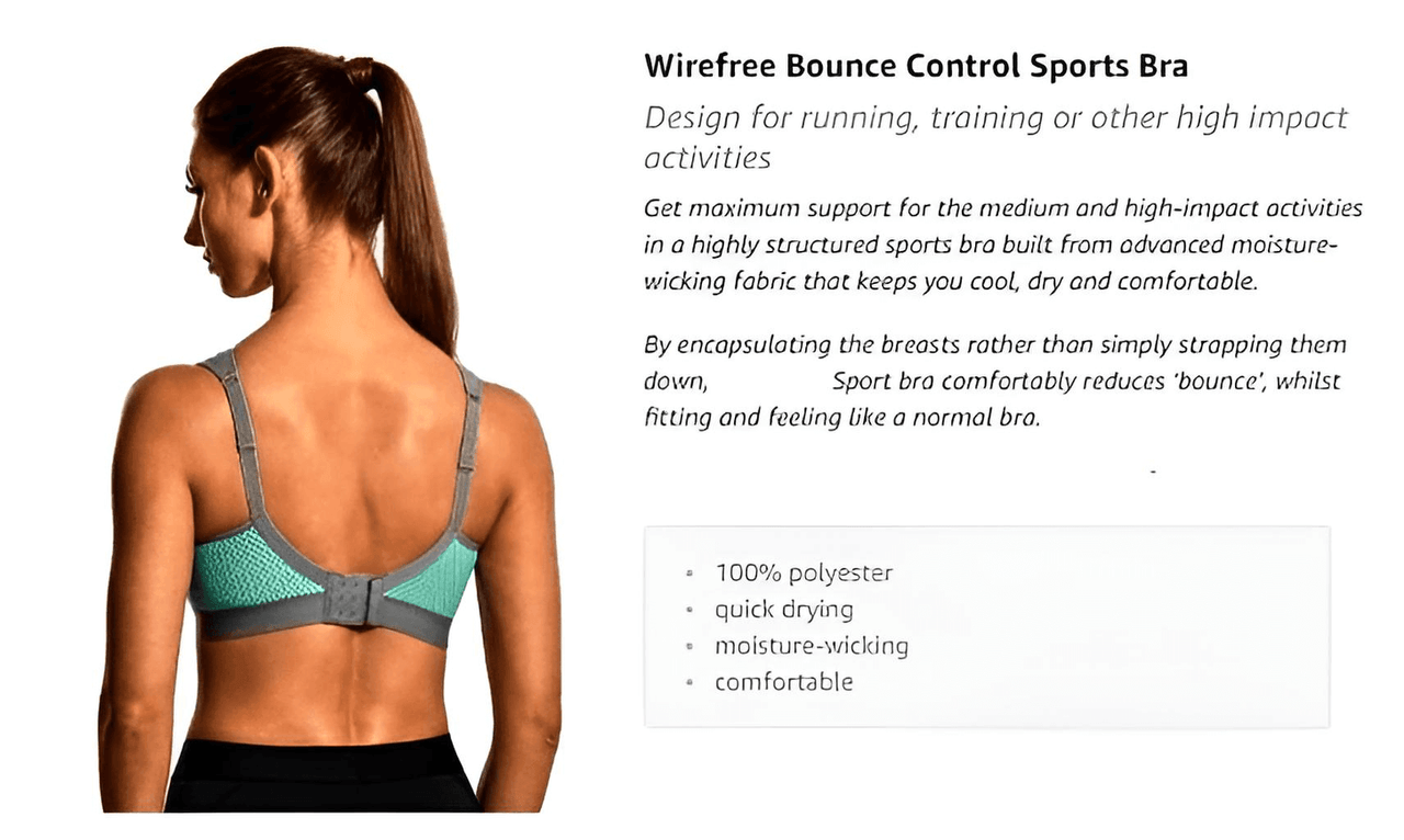 Women's Moisture-Wicking Bounce Control Sports Bra -, Sports Bra , Drestiny , Australia, Beige, Black, Blue, Canada, Grey, New Zealand, Purple, Sports Bras, United Kingdom, United States, White , Drestiny , www.shopdrestiny.com