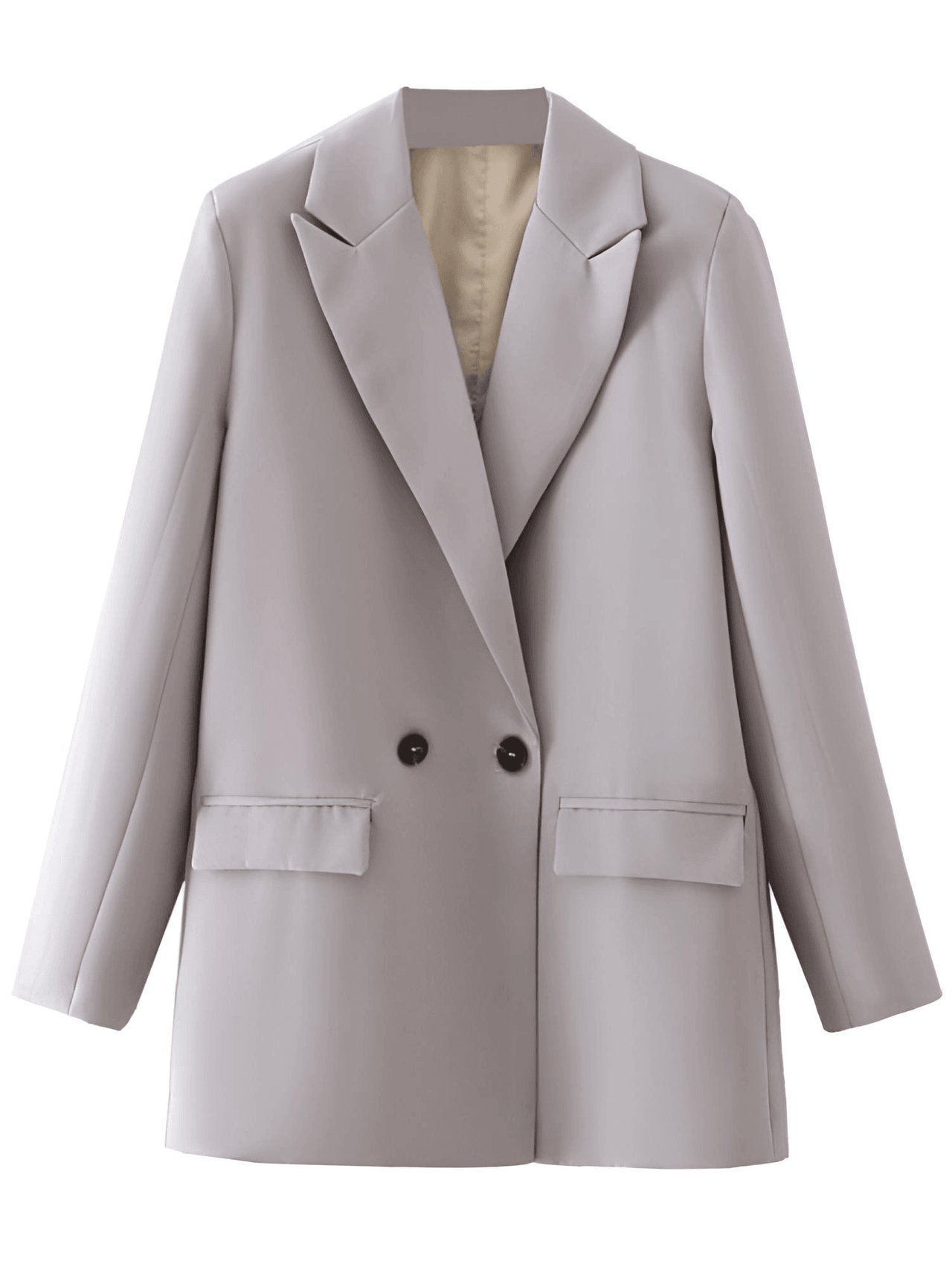 Women's Office Chic Double Breasted Blazer - In 20 Colors! -, Blazers , Drestiny , Australia, Avocado Green, Black, Blazers, Blue, Brown, Dark Blue, Deep Pink, Green, Grey, Jackets, Khaki, L, Light Blue, Light Grey, M, New Zealand, Orange, Pale Green, Pink, Purple, S, United Kingdom, United States, Wine Red , Drestiny , www.shopdrestiny.com