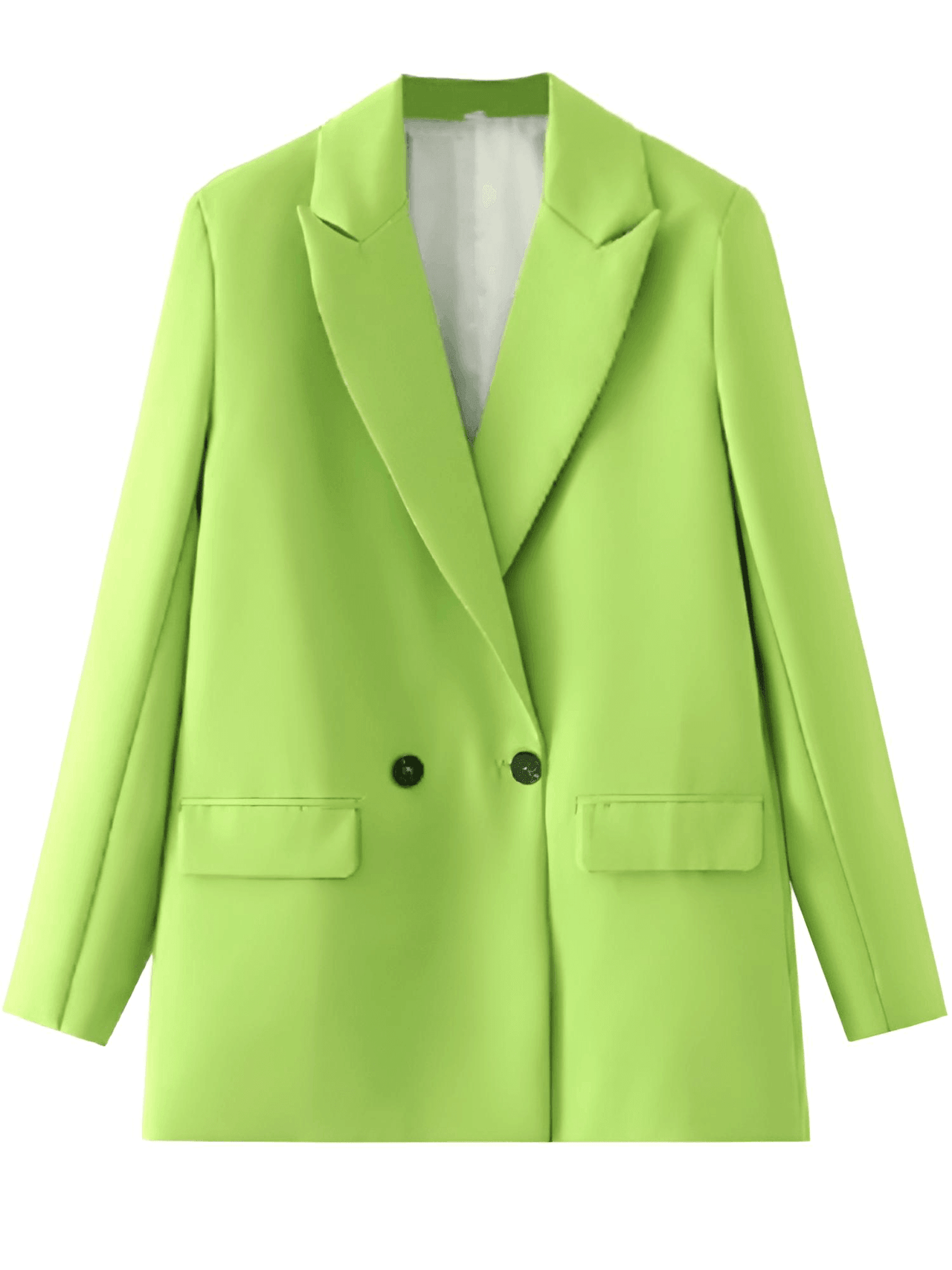 Women's Office Chic Double Breasted Blazer - In 20 Colors! -, Blazers , Drestiny , Australia, Avocado Green, Black, Blazers, Blue, Brown, Dark Blue, Deep Pink, Green, Grey, Jackets, Khaki, L, Light Blue, Light Grey, M, New Zealand, Orange, Pale Green, Pink, Purple, S, United Kingdom, United States, Wine Red , Drestiny , www.shopdrestiny.com