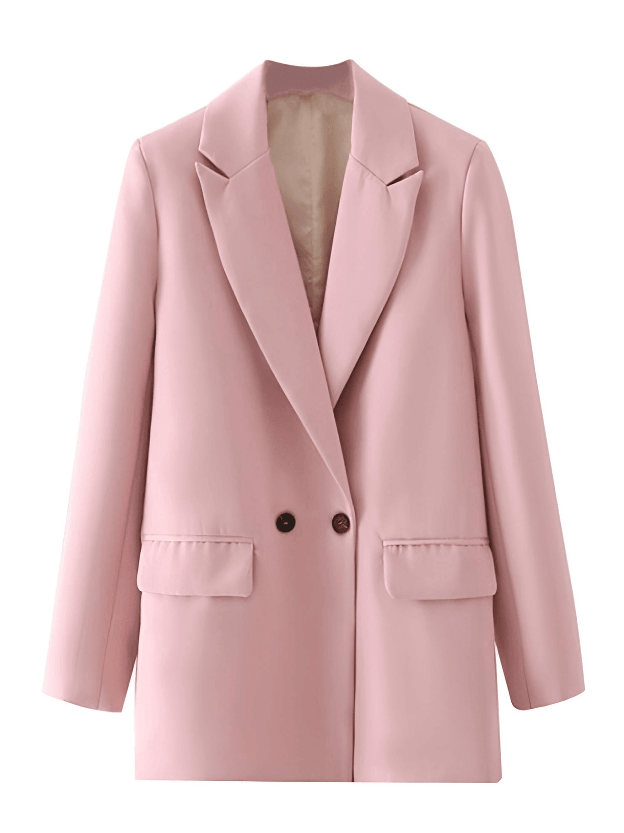 Women's Office Chic Double Breasted Blazer - In 20 Colors! -, Blazers , Drestiny , Australia, Avocado Green, Black, Blazers, Blue, Brown, Dark Blue, Deep Pink, Green, Grey, Jackets, Khaki, L, Light Blue, Light Grey, M, New Zealand, Orange, Pale Green, Pink, Purple, S, United Kingdom, United States, Wine Red , Drestiny , www.shopdrestiny.com