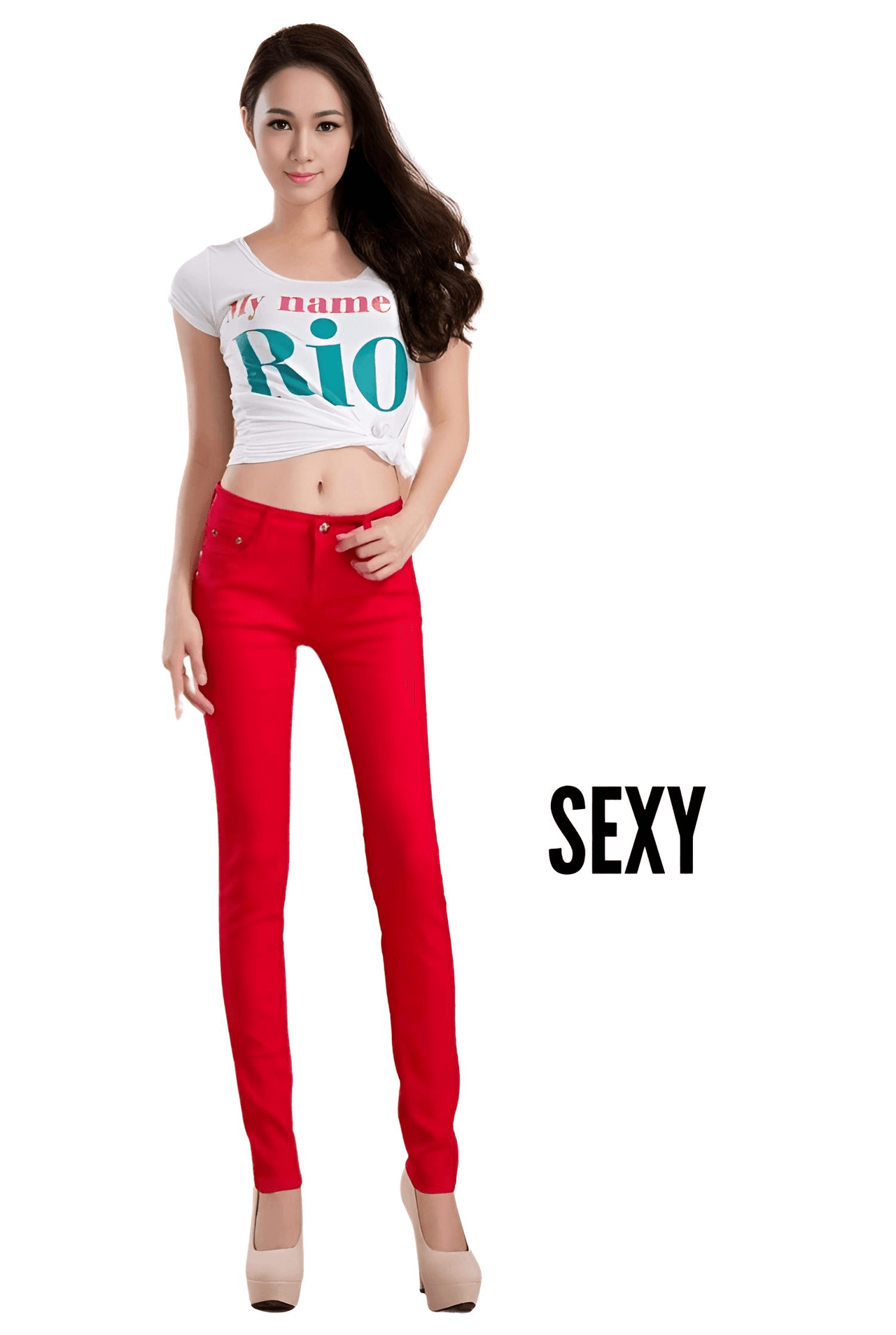 Women's Candy Colored Skinny Jeans - Sizes 30 - 34! -, Pants , Drestiny , 30, 31, 32, 33, 34, Australia, Black, Brown, Canada, Casual Pants, Dark Blue, Dark Brown, Dark Green, Dark Red, Deep Pink, FR, Green, Jeans, Khaki, Light Blue, Light Green, Light Purple, Navy, New Zealand, Orange, Pink, Purple, Red, Royal Blue, Skinny Jeans, United Kingdom, United States, White, Yellow , Drestiny , www.shopdrestiny.com