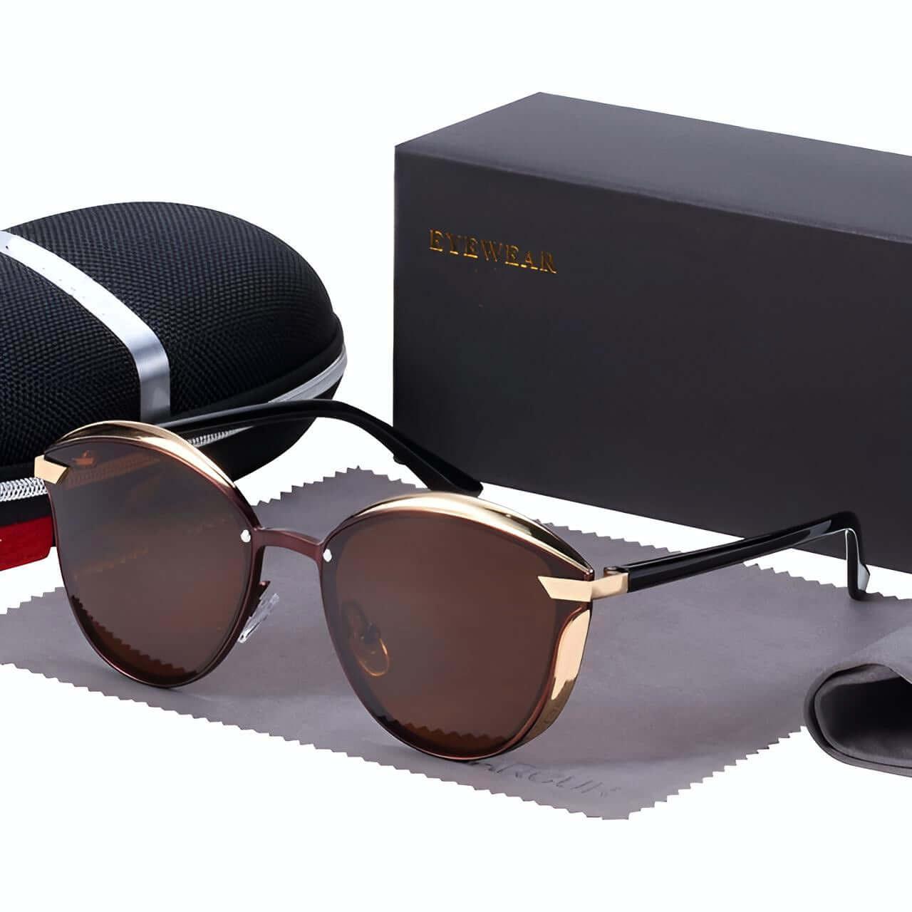 Women's Round Fashion Polarized Sunglasses -, Sunglasses , Drestiny , Australia, Black, Blue, Brown, Canada, Gender_Women, Gold, Grey, New Zealand, Pink, Purple, Silver, Sunglasses, United Kingdom, United States , Drestiny , www.shopdrestiny.com