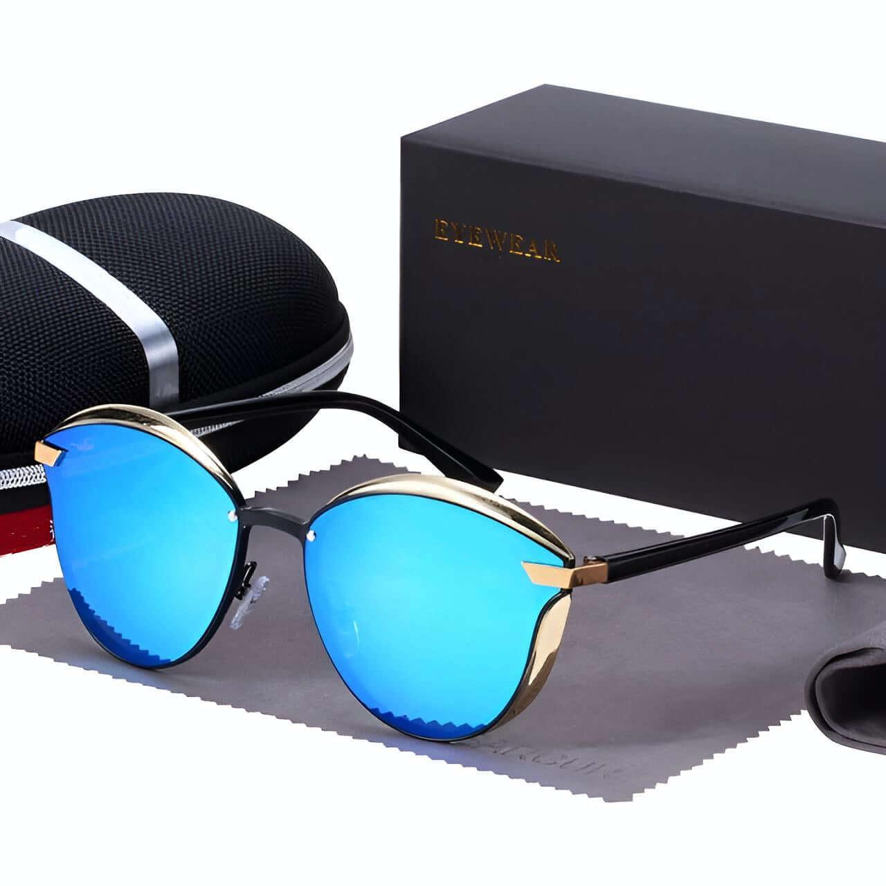 Women's Round Fashion Polarized Sunglasses -, Sunglasses , Drestiny , Australia, Black, Blue, Brown, Canada, Gender_Women, Gold, Grey, New Zealand, Pink, Purple, Silver, Sunglasses, United Kingdom, United States , Drestiny , www.shopdrestiny.com