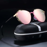 Thumbnail for Women's Round Fashion Polarized Sunglasses -, Sunglasses , Drestiny , Australia, Black, Blue, Brown, Canada, Gender_Women, Gold, Grey, New Zealand, Pink, Purple, Silver, Sunglasses, United Kingdom, United States , Drestiny , www.shopdrestiny.com