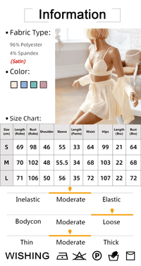 Thumbnail for Women's Satin 3 Piece Pajamas Sexy Shorts + Shirt Set With Bralette -, Pajama Sets , Drestiny , Australia, Black, Blue, Canada, Champagne, Cyan, Green, Grey, L, Light Green, Light Pink, M, New Zealand, Pajamas, Pink, Purple, Robes, S, Sets, Shorts, United Kingdom, United States, White , Drestiny , www.shopdrestiny.com