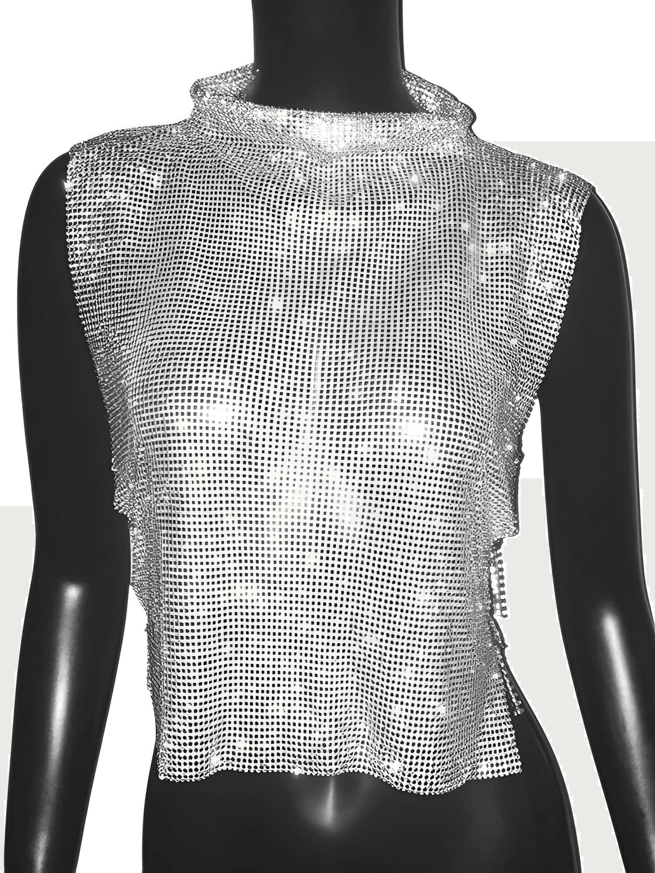 Women's Rhinestone Top -, Rhinestone Top , Drestiny , Australia, Black, Blue, Canada, Casual Shirts, Crop Tops, Gold, Green, New Zealand, Pink, Red, S, Silver, Sleeveless, Tank Tops, Turtlenecks, United Kingdom, United States , Drestiny , www.shopdrestiny.com