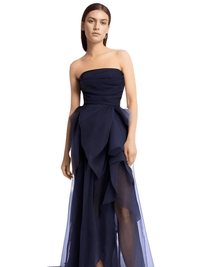 Thumbnail for Women's Strapless Off Shoulder A-line Maxi Dress With Side High Split -, Dress , Drestiny , 10, 12, 14, 14W, 16, 16W, 18, 2, 20, 22, 24, 26, 28, 4, 6, 8, Black, Blue, Dark Blue, Deep Pink, Fuchsia, Light Pink, Maxi Dresses, Navy, Nude, Sleeveless, Strapless, United Kingdom, United States , Drestiny , www.shopdrestiny.com