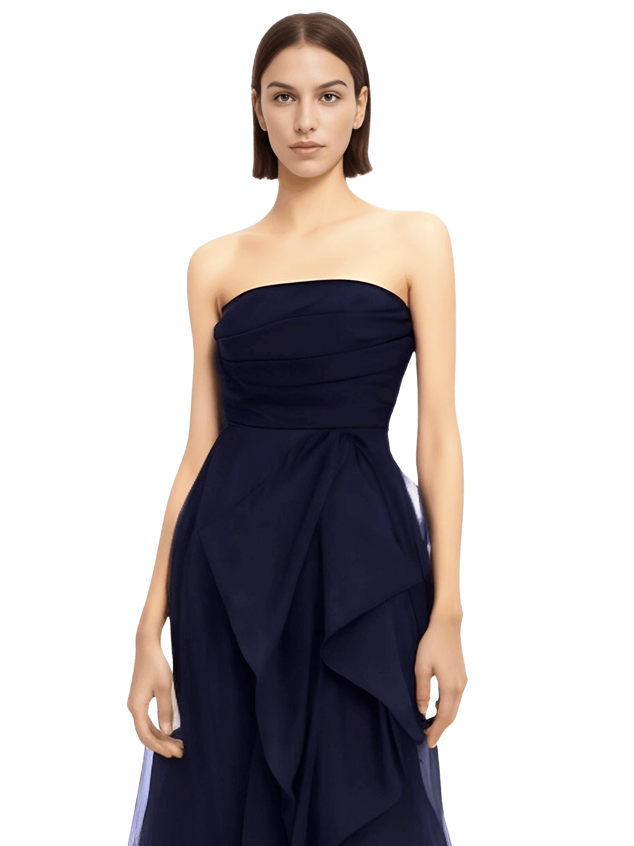 Women's Strapless Off Shoulder A-line Maxi Dress With Side High Split -, Dress , Drestiny , 10, 12, 14, 14W, 16, 16W, 18, 2, 20, 22, 24, 26, 28, 4, 6, 8, Black, Blue, Dark Blue, Deep Pink, Fuchsia, Light Pink, Maxi Dresses, Navy, Nude, Sleeveless, Strapless, United Kingdom, United States , Drestiny , www.shopdrestiny.com