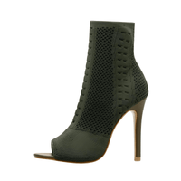 Thumbnail for Women's Stretch Fabric Peep Toe Heels -, Heels , Drestiny , 10, 11, 4, 5, 6, 7, 8, 9, Ankle Boots, Australia, Black, Canada, Dark Green, Dark Olive Green, Heels, New Zealand, Olive Green, Sandals, United Kingdom, United States , Drestiny , www.shopdrestiny.com