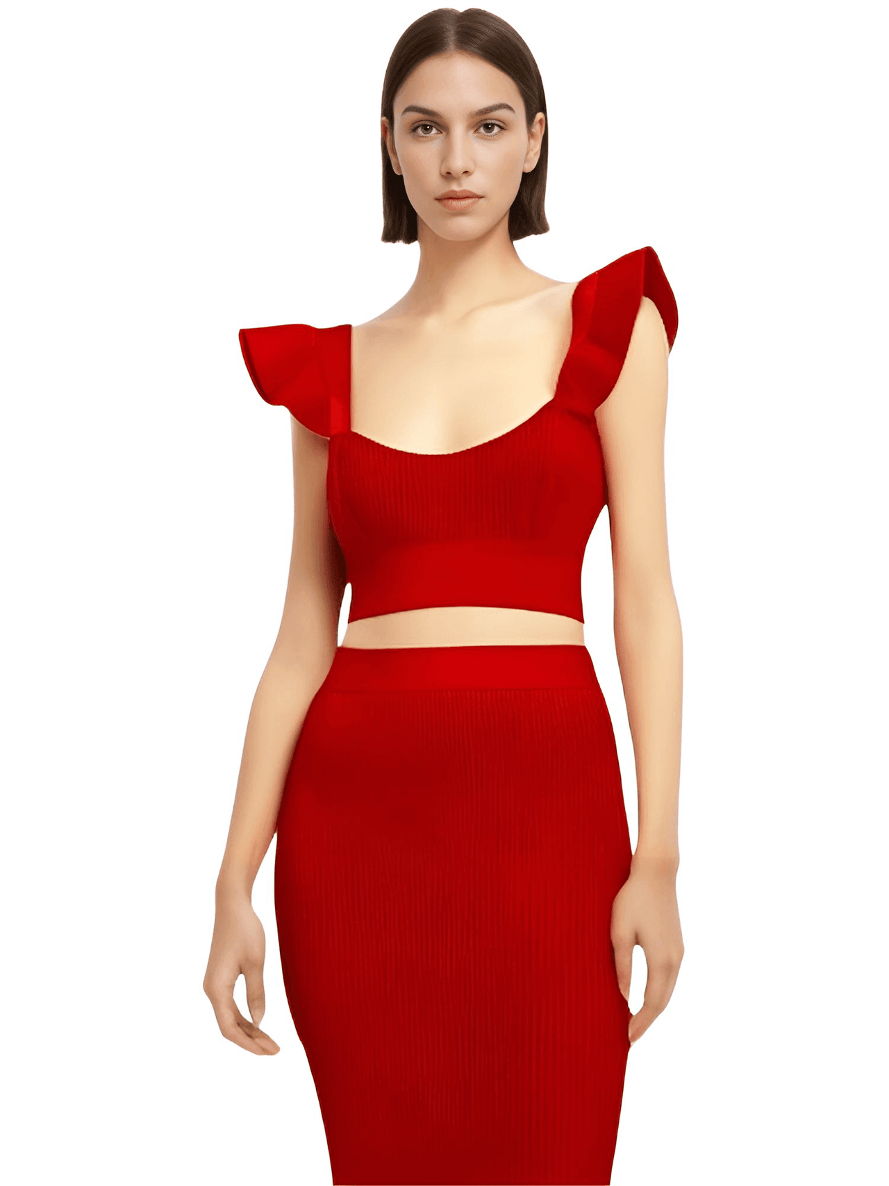 2-Piece Bandage Skirt Set Women -, Skirt Sets , Drestiny , Australia, Black, Blue, Crop Tops, Deep Pink, FR, Green, L, M, New Zealand, Purple, Red, S, Sets, Skirt Sets, Skirts, Sleeveless, Tank Tops, United Kingdom, United States, XS, Yellow , Drestiny , www.shopdrestiny.com