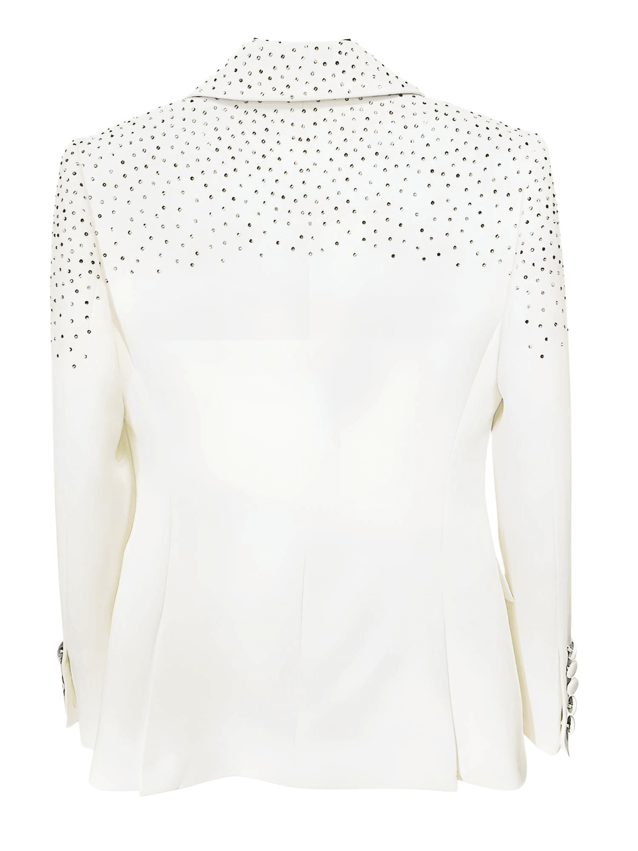 Women's White Single Button Blazer With Sequins - Now in Black Too! -, Skirt Sets , Drestiny , Australia,Black,Blazers,Canada,Jackets,L,M,New Zealand,S,United Kingdom,United States,White,XL,XXL , Drestiny , www.shopdrestiny.com