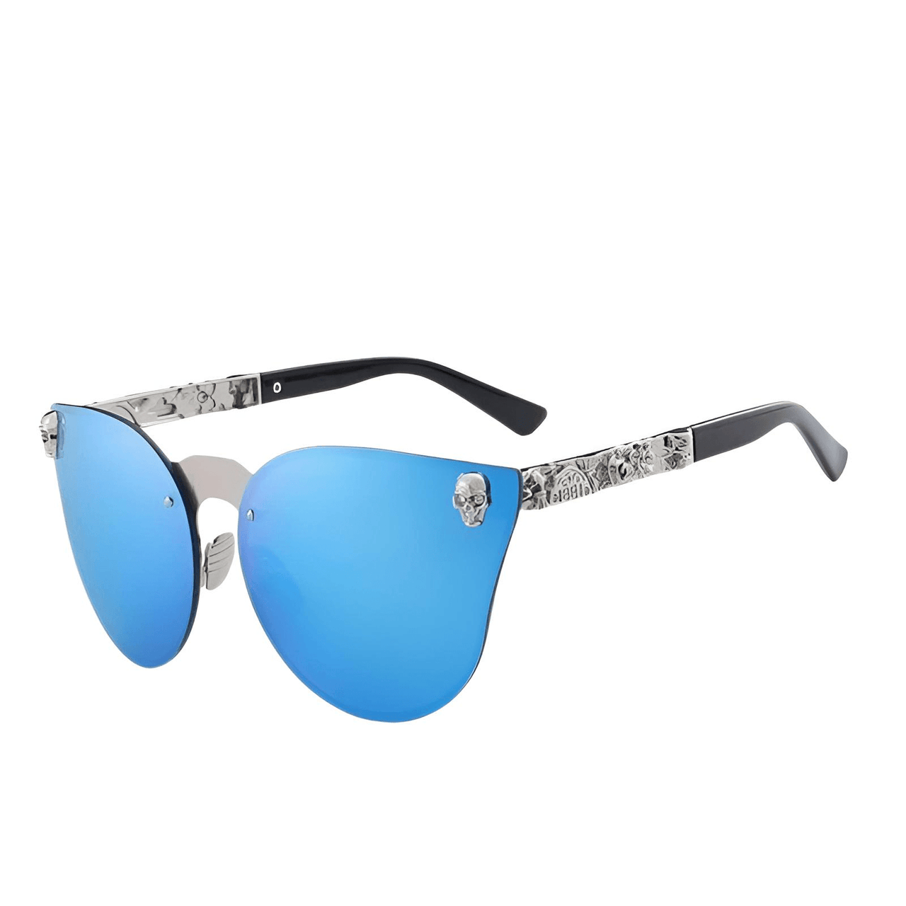 Women's Skull Frame Metal Sunglasses -, Sunglasses , Drestiny , Australia, Black, Blue, Brown, Canada, Gender_Women, Gold, New Zealand, Pink, Silver, Sunglasses, United Kingdom, United States , Drestiny , www.shopdrestiny.com