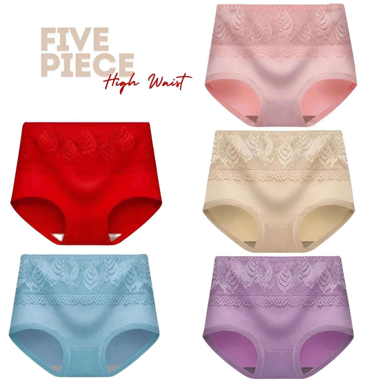 Women's Cotton Briefs - Five Pack! -, Panties , Drestiny , Australia, Dark Red, Gender_Women, Green, L, Light Blue, M, New Zealand, Pink, Purple, Red, Teal, Underwear, United Kingdom, United States, White, XL, XXL, Yellow , Drestiny , www.shopdrestiny.com