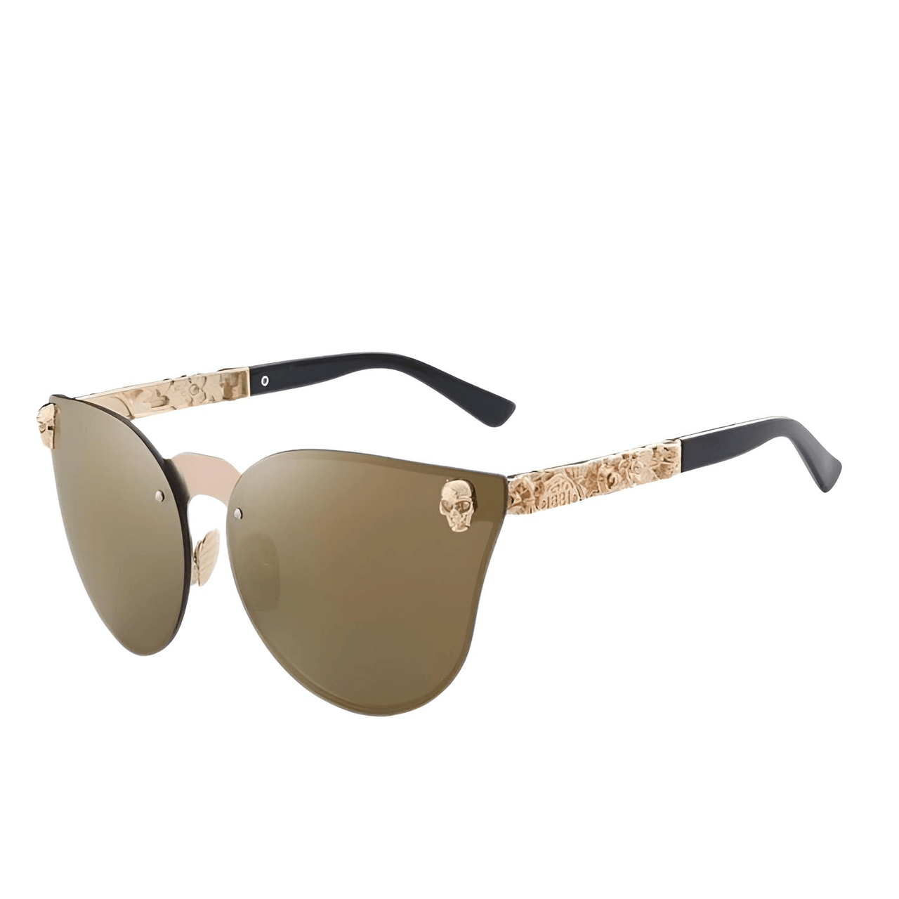 Women's Skull Frame Metal Sunglasses -, Sunglasses , Drestiny , Australia, Black, Blue, Brown, Canada, Gender_Women, Gold, New Zealand, Pink, Silver, Sunglasses, United Kingdom, United States , Drestiny , www.shopdrestiny.com