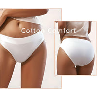 Thumbnail for Women's High Elasticity Cotton Briefs -, Underwear , Drestiny , Australia, Black, Brown, Canada, Coffee, Gender_Women, Green, Grey, L, M, New Zealand, Red, S, Underwear, United Kingdom, United States, White, XL , Drestiny , www.shopdrestiny.com