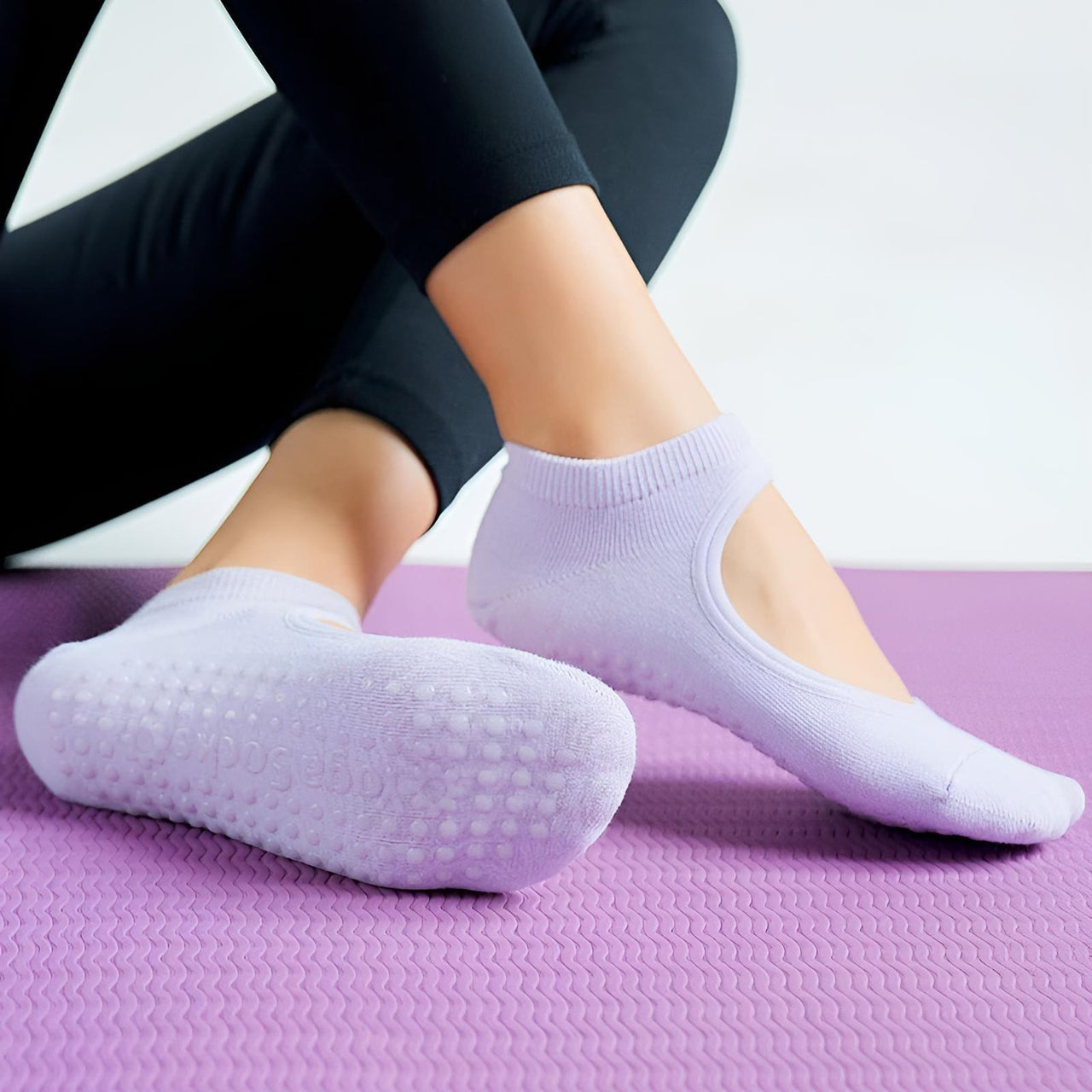 Women's High Quality Anti-Slip Yoga Socks -, Socks , Drestiny , Australia, Beige, Black, Blue, Canada, Dark Blue, Dark Purple, Gender_Women, Green, Grey, Light Blue, Navy, New Zealand, Orange, Pink, Purple, Red, Sea Green, Socks, Turquoise, United Kingdom, United States, White, Yellow , Drestiny , www.shopdrestiny.com