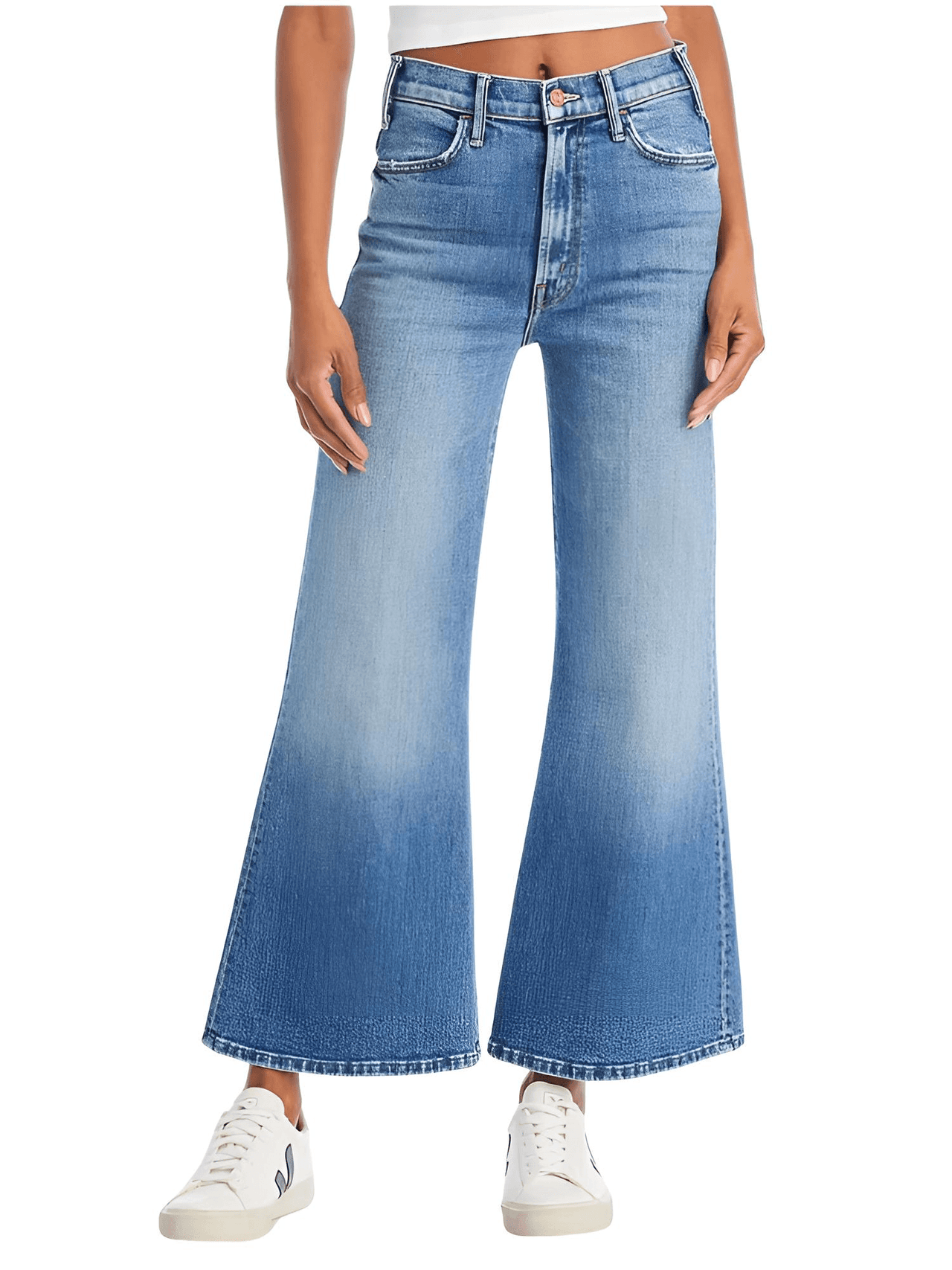 Women's High Waisted Wide Leg Flare Jeans -, Jeans , Drestiny , 25, 26, 27, 28, 29, 30, Australia, Blue, Casual Pants, Jeans, New Zealand, United Kingdom, United States , Drestiny , www.shopdrestiny.com