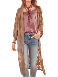 Thumbnail for Women's Lace Kimono Top -, Cardigan , Drestiny , Australia,Black,Blouses,Brown,Canada,Dark Olive Green,Dark Red,Dress Shirts,Gender_Women,Gold,Light Blue,New Zealand,Pink,Sienna,United Kingdom,United States,White,Wine Red , Drestiny , www.shopdrestiny.com