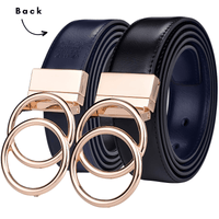 Thumbnail for Women's Leather Reversible Belt Double O Ring -, Belts , Drestiny , Australia, Belts, Black, Brown, Canada, Coffee, Dark Blue, Dark Brown, Gender_Women, Light Brown, New Zealand, United Kingdom, United States , Drestiny , www.shopdrestiny.com