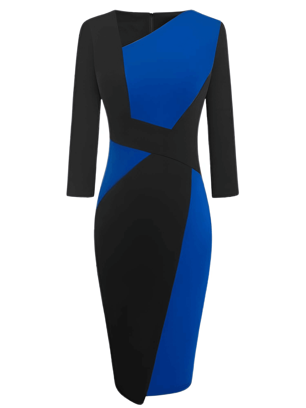 Women's Office Sheath Dress -, Dress , Drestiny , 10, 12, 4, 6, 8, Australia, Black, Blue, Canada, FR, Grey, Knee Length Dresses, L, Long Sleeves, M, New Zealand, Red, S, Sleeveless, United Kingdom, United States, White, XL, XXL , Drestiny , www.shopdrestiny.com