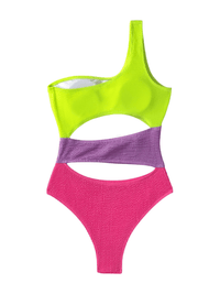 Thumbnail for Women's One Piece Neon Swimsuits -, One Piece Swimsuit , Drestiny , Australia, Blue, Canada, L, M, New Zealand, One Piece Swimwear, One Shoulder, Orange, Pink, Purple, S, United Kingdom, United States, Yellow , Drestiny , www.shopdrestiny.com