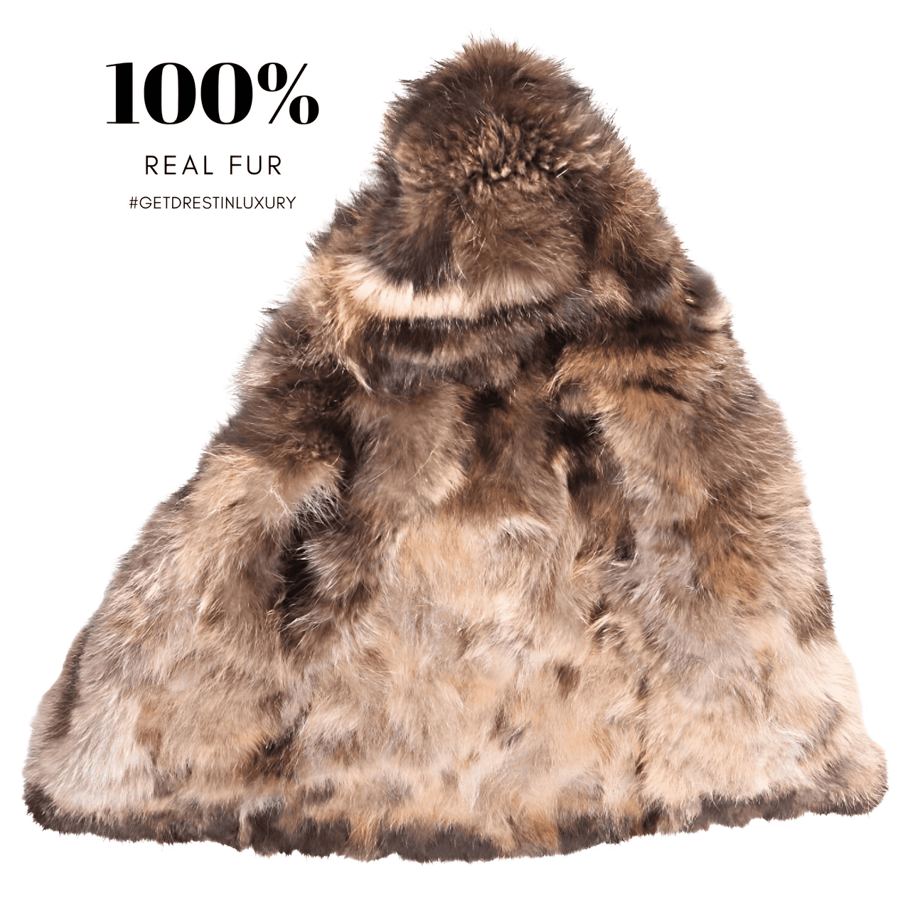 Women's Parka X-Long Waterproof Real Fur Coat