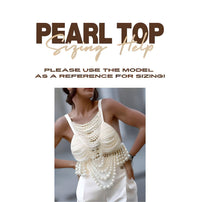 Thumbnail for Fashion Women's Pearl Beaded Top Pearl Bra Top Ladies Party Female Elegant Beaded Vest Tops, Drestiny, Tank Tops, Dress Shirts, White, Off White, Camisoles, Sleeveless, One Size, United States, Australia, New Zealand, United Kingdom, shopdrestiny.com