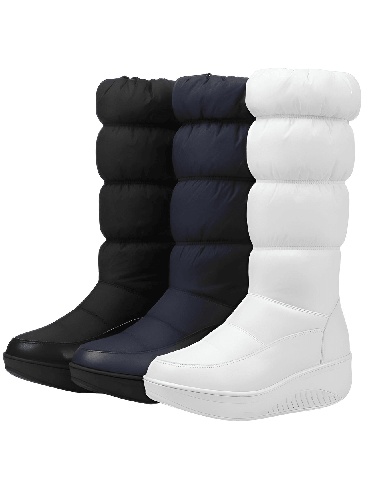 Women's Platform Winter Boots -, Snow Boots , Drestiny , Australia, Black, Boots, Canada, Navy, New Zealand, United Kingdom, United States, White , Drestiny , www.shopdrestiny.com