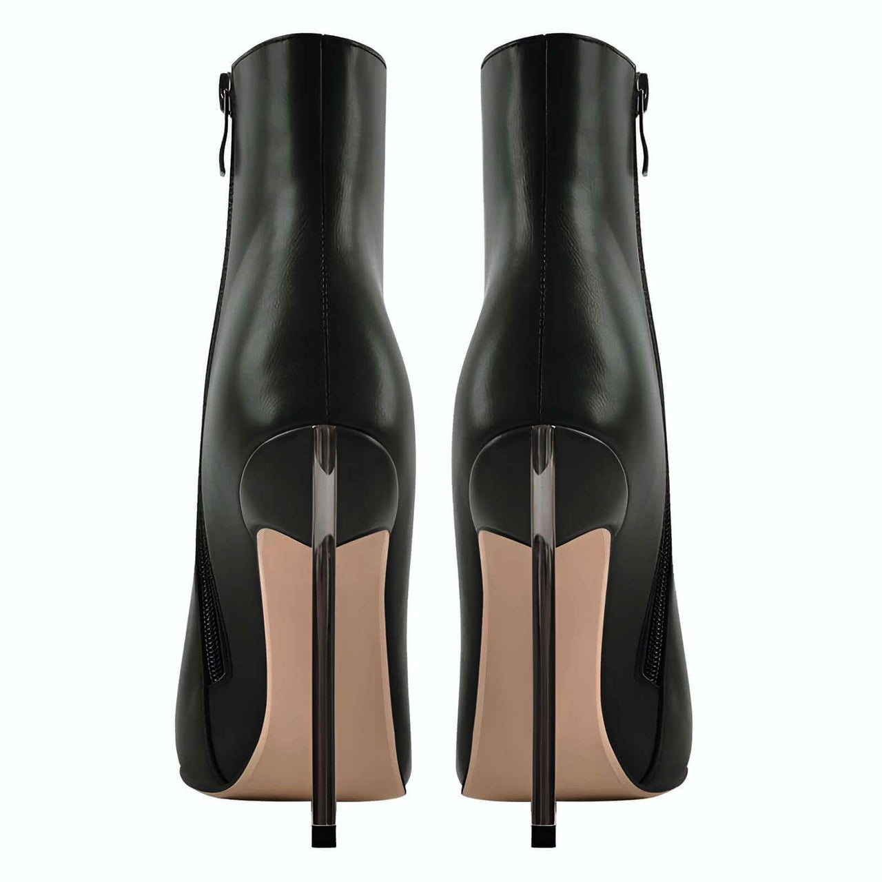 Women's Side Zipper Fashion Boots -, Boots , Drestiny , 10, 11, 12, 13, 14, 15, 5, 6, 7, 8, 9, 9.5, Ankle Boots, Australia, Black, Boots, Gold, Heels, High Heels, Red, Stilettos, United Kingdom, United States , Drestiny , www.shopdrestiny.com