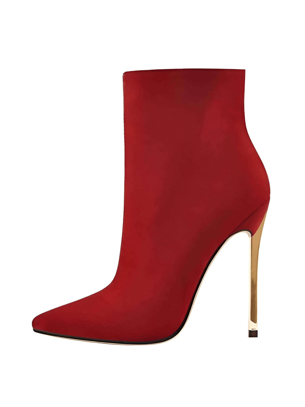 Women's Side Zipper Fashion Boots -, Boots , Drestiny , 10, 11, 12, 13, 14, 15, 5, 6, 7, 8, 9, 9.5, Ankle Boots, Australia, Black, Boots, Gold, Heels, High Heels, Red, Stilettos, United Kingdom, United States , Drestiny , www.shopdrestiny.com