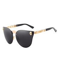 Thumbnail for Women's Skull Frame Metal Sunglasses -, Sunglasses , Drestiny , Australia, Black, Blue, Brown, Canada, Gender_Women, Gold, New Zealand, Pink, Silver, Sunglasses, United Kingdom, United States , Drestiny , www.shopdrestiny.com