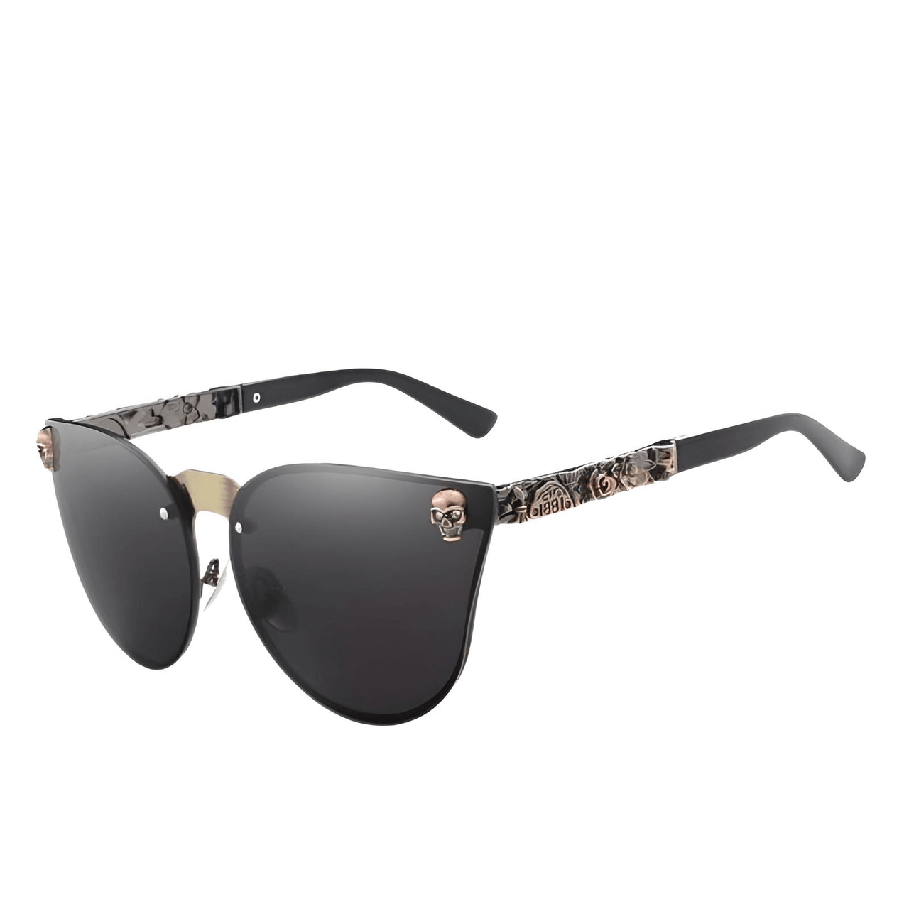 Women's Skull Frame Metal Sunglasses -, Sunglasses , Drestiny , Australia, Black, Blue, Brown, Canada, Gender_Women, Gold, New Zealand, Pink, Silver, Sunglasses, United Kingdom, United States , Drestiny , www.shopdrestiny.com