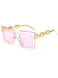 Thumbnail for Women's Trendy Large Frame Square Sunglasses UV400