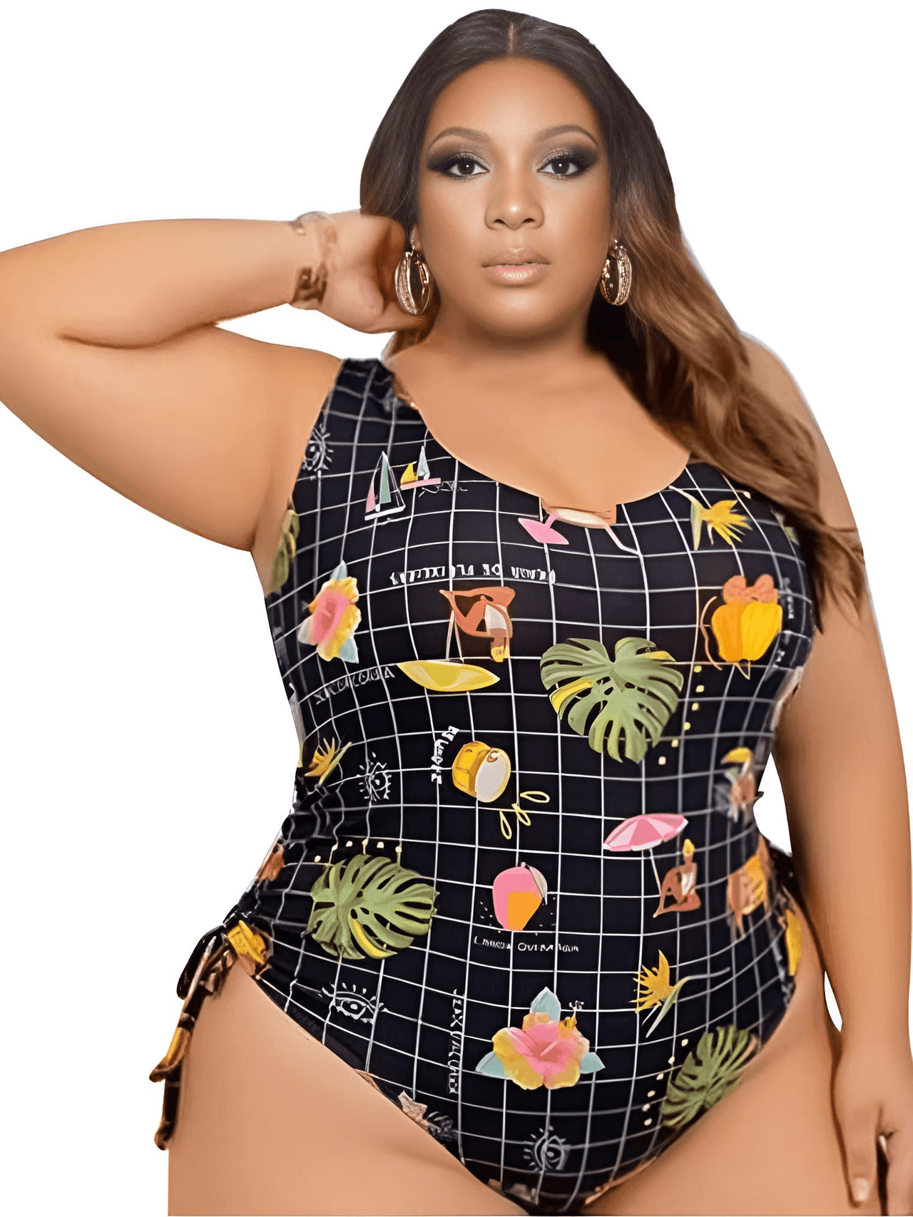 XL-5XL Plus Size Two Piece Short Sets For Women -, Outfit Sets , Drestiny , 4XL, 5XL, Australia, Blue, Bodysuits, Canada, Casual Shirts, New Zealand, Orange, Short Sets, Shorts, Sky Blue, Sleeveless, United Kingdom, United States, XL, XXL, XXXL , Drestiny , www.shopdrestiny.com