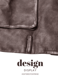 Thumbnail for Brown Faux Leather Jacket Women's - Now In Green Too! -, Leather Jackets , Drestiny , Australia, Brown, Canada, Coats, Green, Jackets, L, M, New Zealand, S, United Kingdom, United States, XL , Drestiny , www.shopdrestiny.com