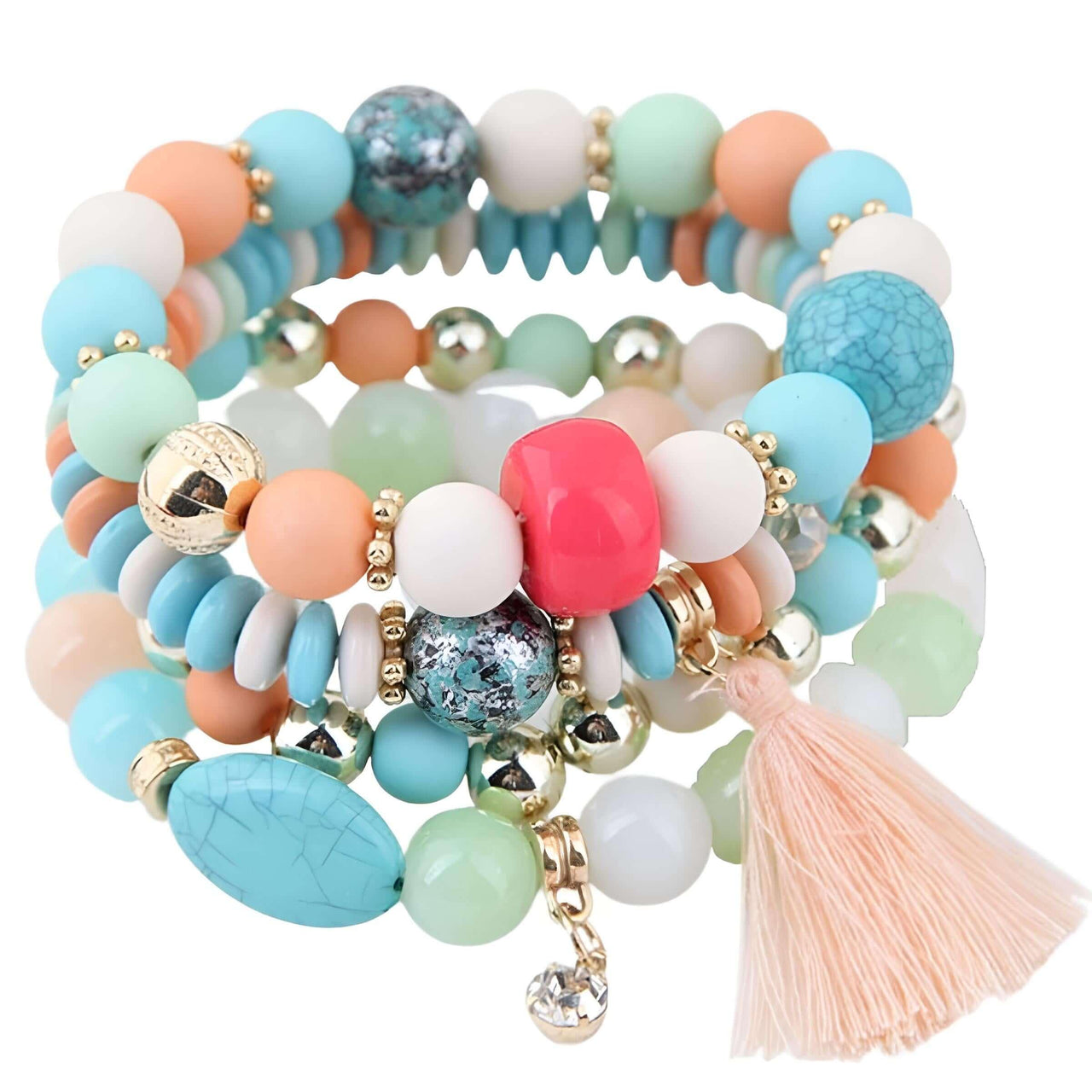 Assorted Style Bohemian Charm Bracelets For Women -, Bracelet , Drestiny , Australia, Beige, Black, Blue, Bracelets, Brown, Canada, Dark Blue, Dark Red, Gender_Women, Gold, Green, Grey, Light Blue, New Zealand, Pink, Red, Silver, Sky Blue, Teal, United Kingdom, United States, White , Drestiny , www.shopdrestiny.com