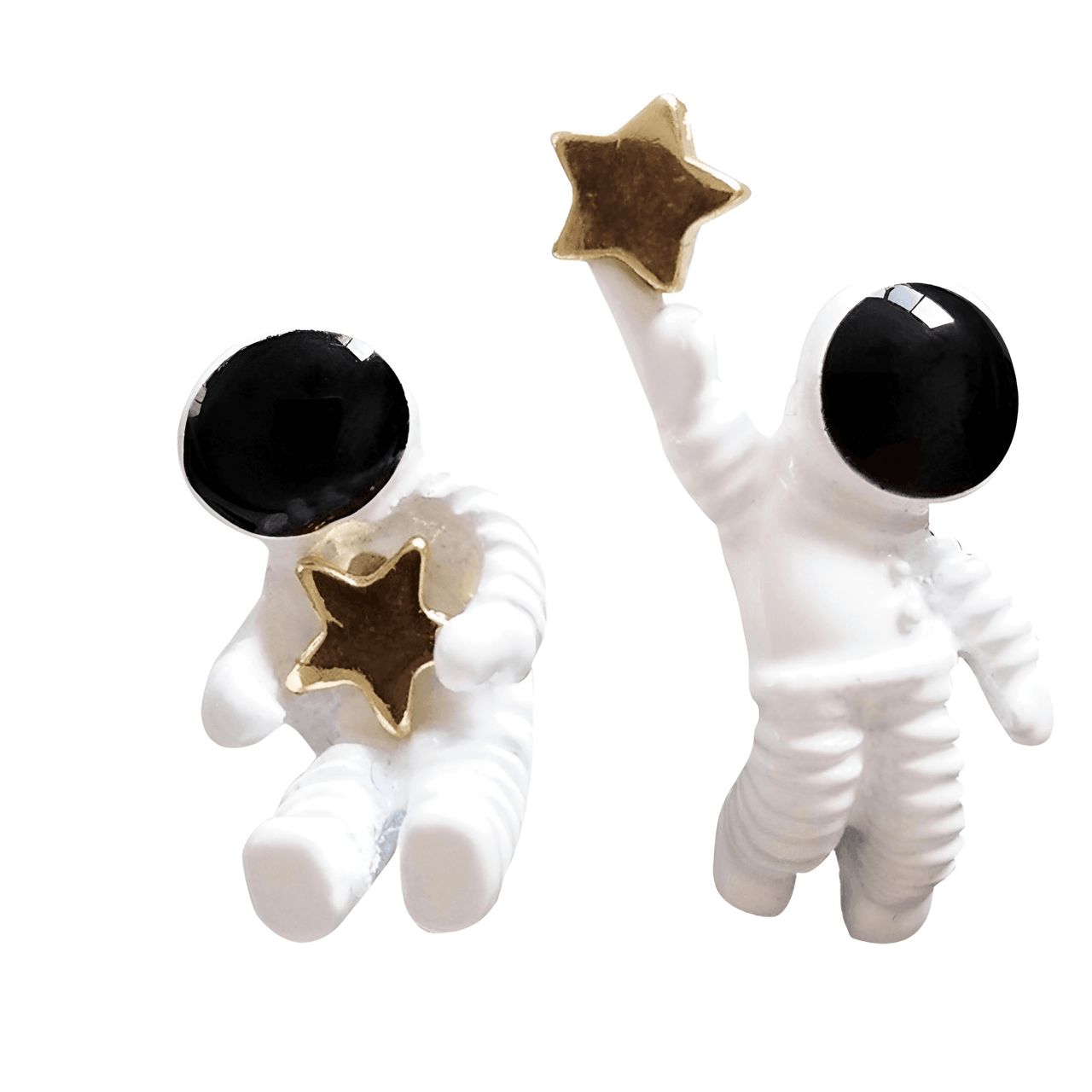 Astronaut Earrings -, Stud Earrings , Drestiny , Australia, Black, Blue, Canada, Earrings, Gender_Women, Gold, Green, New Zealand, United Kingdom, United States, White, Yellow , Drestiny , www.shopdrestiny.com